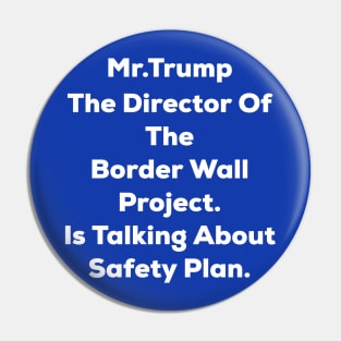 Border Wall Shirt, Donald Trump President Funny Gif, Pin