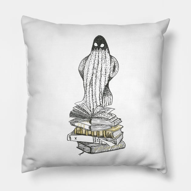 Library Ghost Pillow by Créa'RiBo