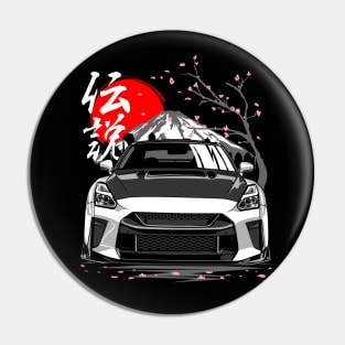 R35 GTR Skyline Japanese JDM Tuning Car Pin