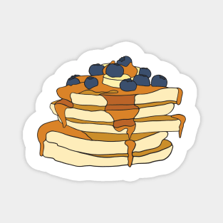 Syrup and Blueberry Pancakes Magnet