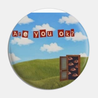 Are you ok? Dreamcore, weirdcore, lostcore design Pin