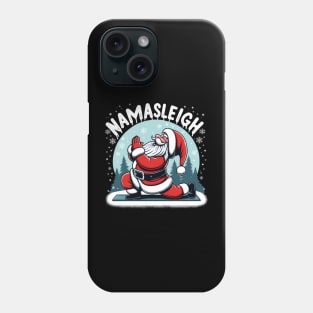 Namasleigh Funny Yoga Gift Men Women Ugly Christmas Yoga Phone Case