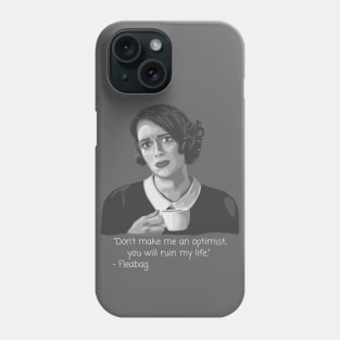 Fleabag Portrait and Quote Phone Case