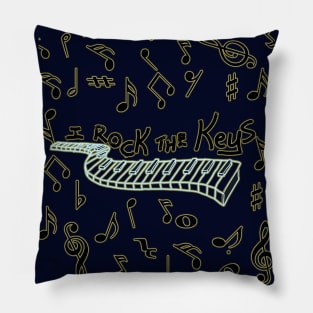 I Rock The Keys Pillow