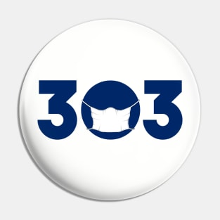 303 Design (Blue) Pin