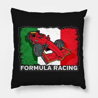 Formula Racing Car Italian Pillow