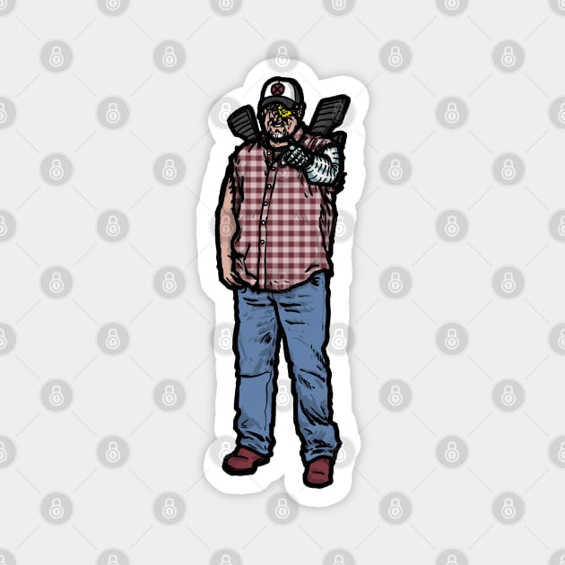 Cable the Larry guy Magnet by jonah block