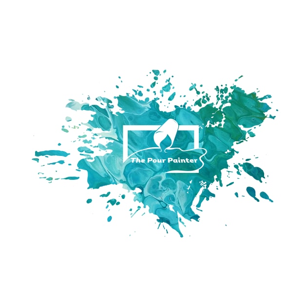 The Pour Painter Logo - Teal by ThePourPainter