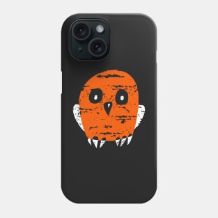 Cute Orange Owl. Happy Halloween! Phone Case