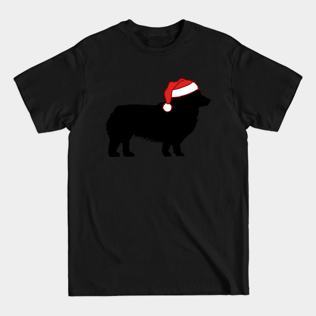 Christmas Corgi in Santa Hat - Corgi Christmas - T-Shirt