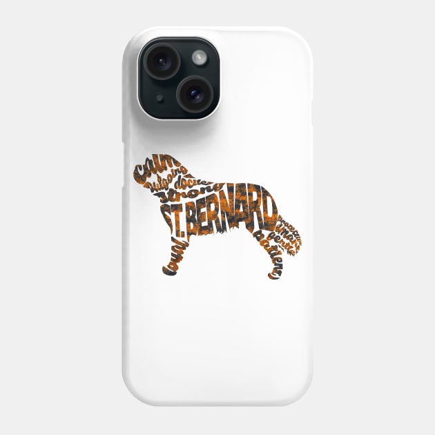 Saint Bernard Phone Case by inspirowl