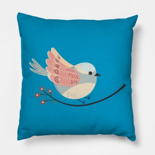 cute chubby bird Pillow