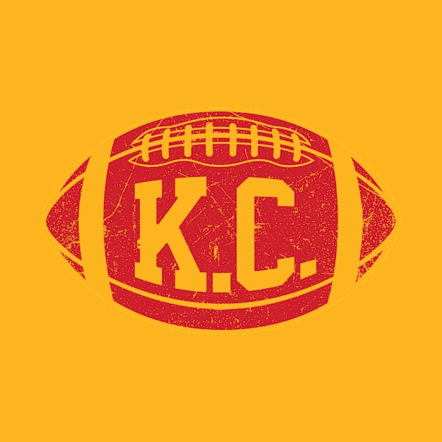 KC Retro Football - Yellow by KFig21