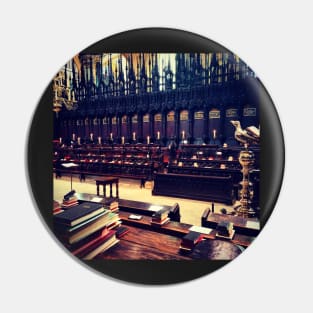 Choir stalls, Lincoln Cathedral, Pin