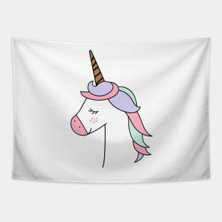 Cute Kawaii Unicorn Tapestry