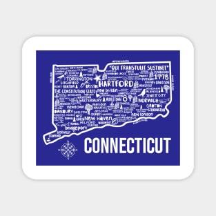 Connecticut Map Magnet