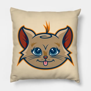 Baige Kitty Kat Pillow