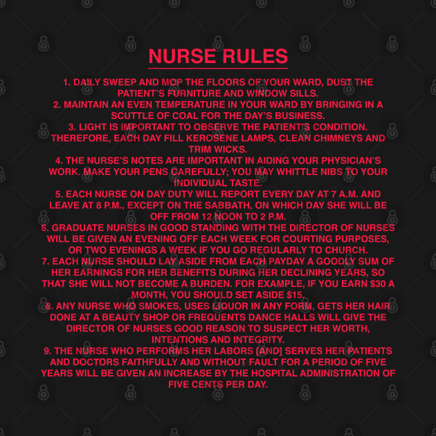 Nurse Rules Nurse T Shirt Teepublic