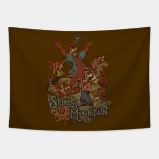 SPLASH MOUNTAIN - Vintage color Tapestry