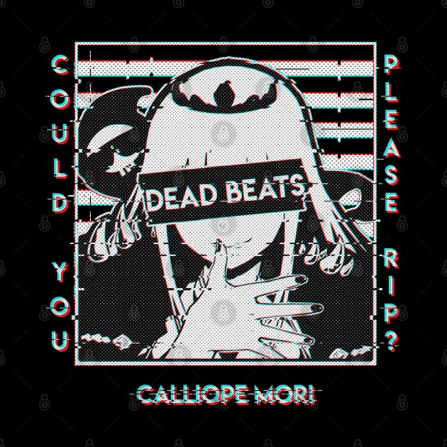 Calliope Mori Glitched by TonaPlancarte