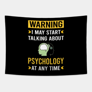 Warning Psychology Tapestry