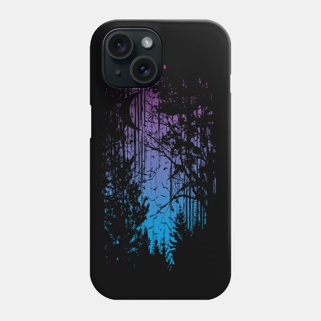 Technicolour Forest Phone Case by Daletheskater