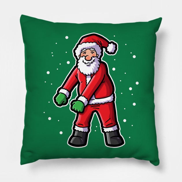Flossing Santa Pillow by Dopamine Creative