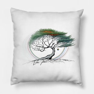 Tree of Life - Colorful and Minimal Pillow