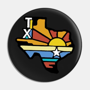 Texas State Outline Pin