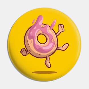 The Falling Donut! Pin