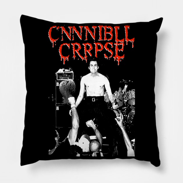 "CNNNIBLLCRRPSE" Pillow by joeyjamesartworx