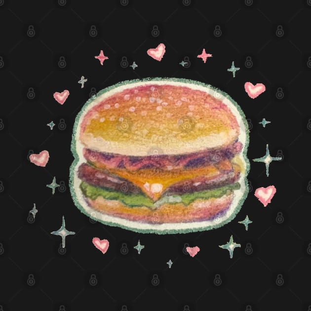 Burger lover by Katfish Draws