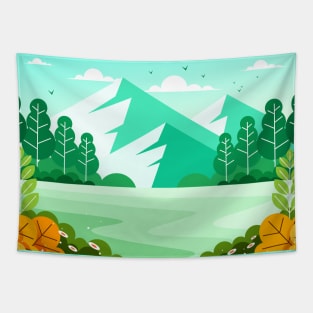 Lakeview Mountain Tapestry