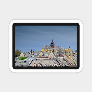 Alesund Town Rooftops and Cityscape Norway Magnet