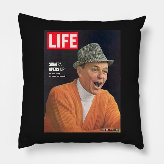 Frank Sinatra Pillow by kearlgallegos