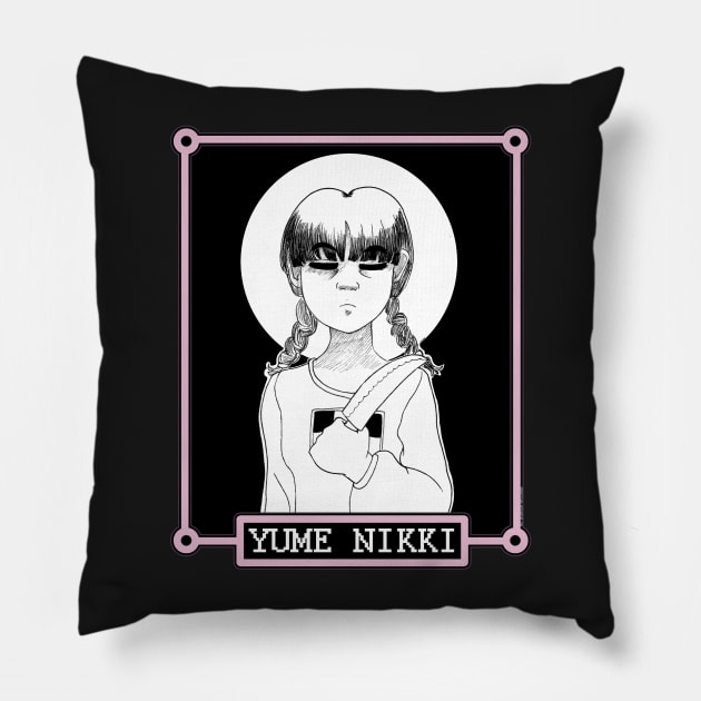 Yume Nikki Pillow by SnowyCicadaArt