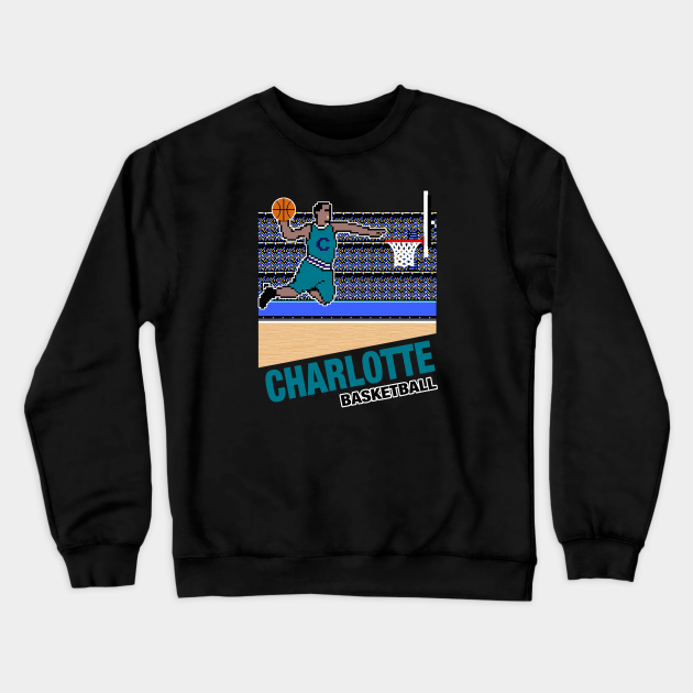 charlotte hornets crewneck sweatshirt