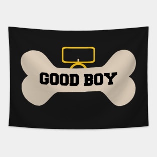 good boy bone collar Tapestry