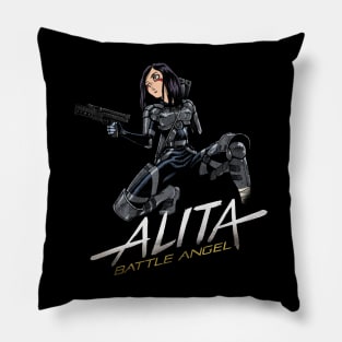 Alita's Upgrade - Level Up Your Style with Battle Tee Pillow