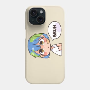 Earth-Chan Bruh Phone Case