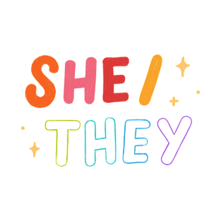 she/they pronouns T-Shirt