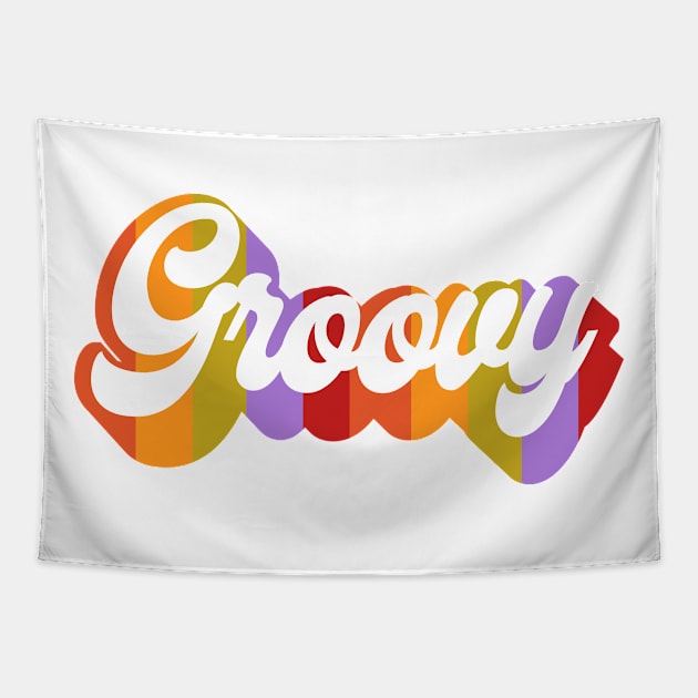 Groovy Text Tapestry by krisztinakoteles