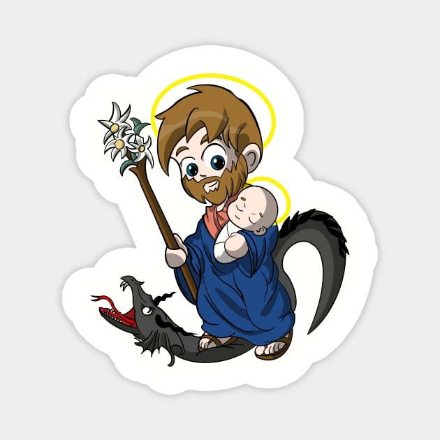 St Joseph Magnet by Nunc Coepi Designs