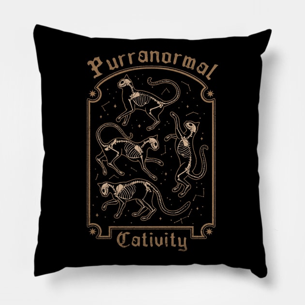 Purranormal Cativity Pillow by thiagocorrea