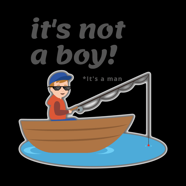 Its not a Boy , its a Man  Young angler by malbajshop