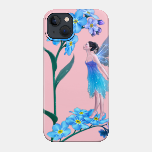 Vintage Blue Fairy, Fantasy, Magic - Fairy - Phone Case