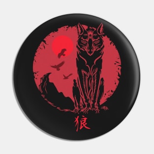 Samurai Wolf Spirit. Pin