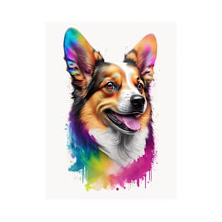 Dog head corgi T-Shirt