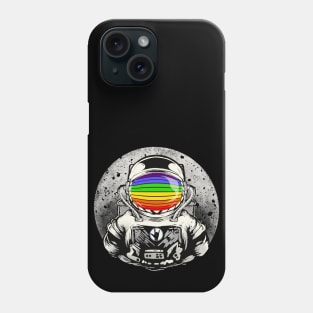 Rainbow Astronaut Phone Case