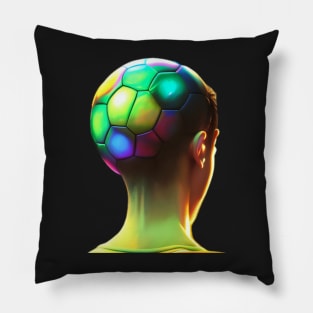 Football Head Neon Pillow